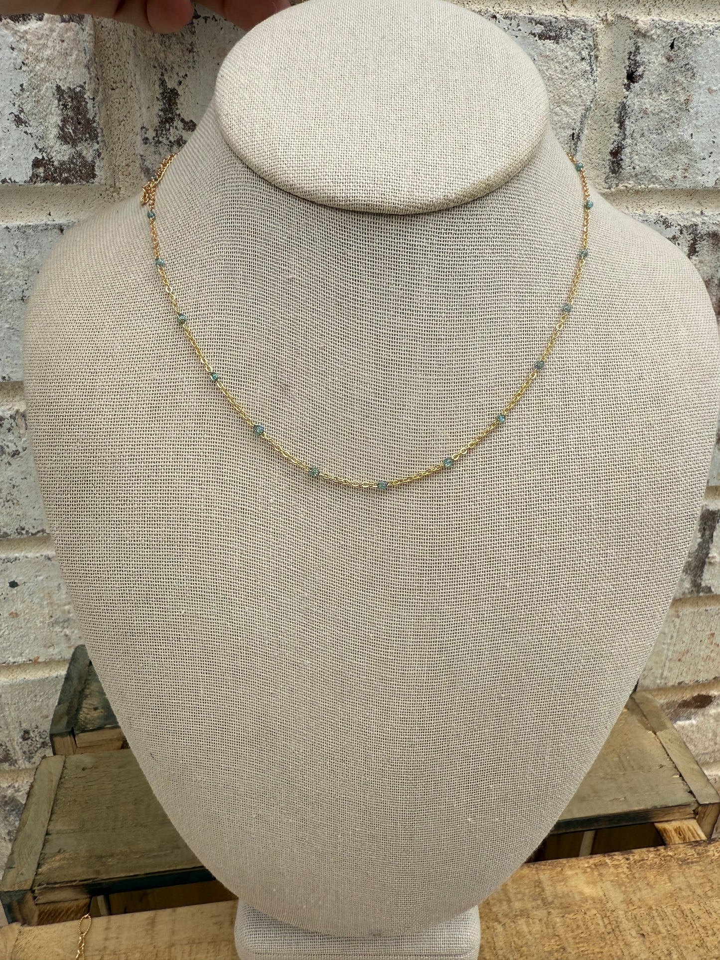 Blue Dove 12” Layering Chain (attaches to base chain)