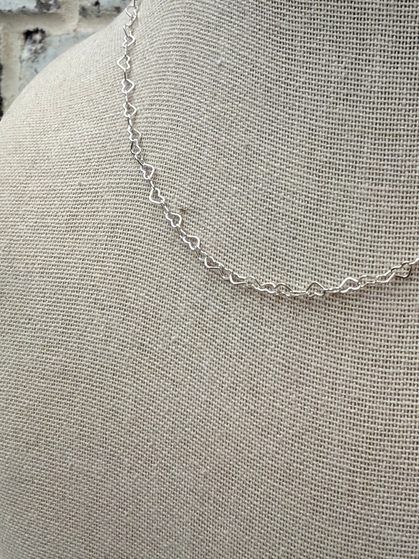 Linked in Love-.925 sterling silver 12” Layering Chain (attaches to base chain)