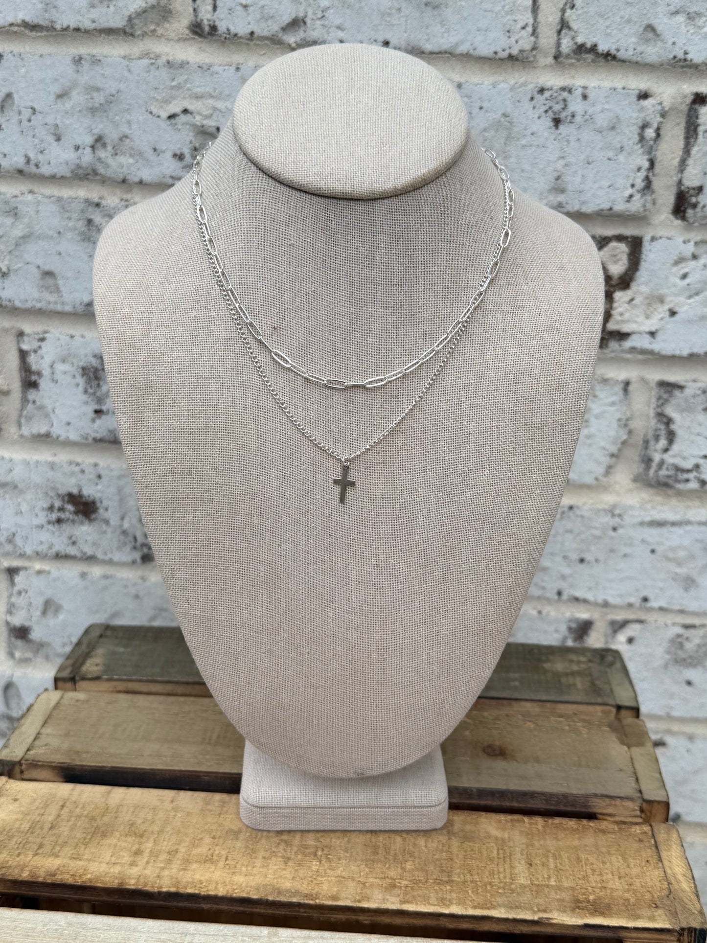 Paperclip Bond-.925 sterling silver 12” Layering Chain (attaches to base chain)