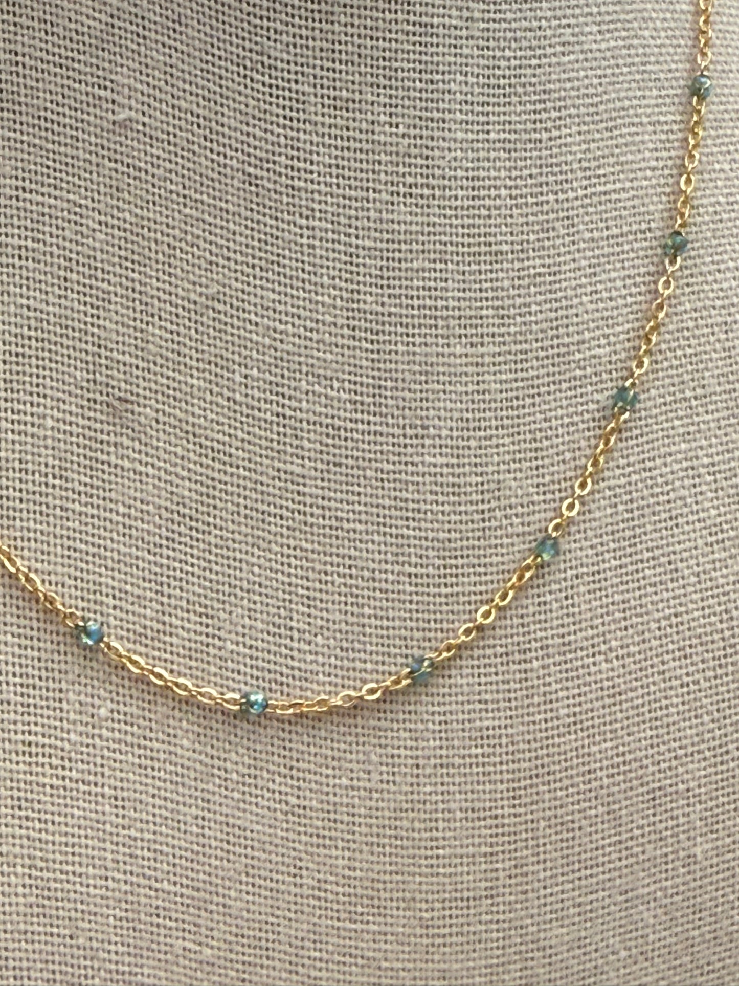 Blue Dove 12” Layering Chain (attaches to base chain)