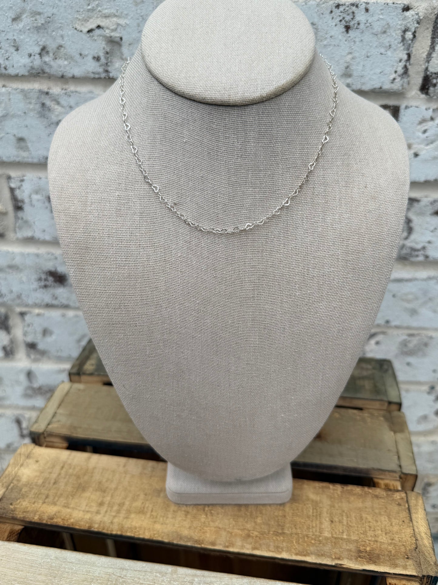 Linked in Love-.925 sterling silver 12” Layering Chain (attaches to base chain)