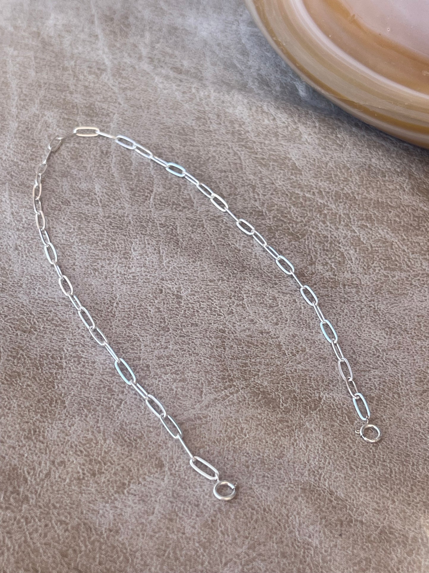 Paperclip Layering Chain Sterling Silver (base chain not included)