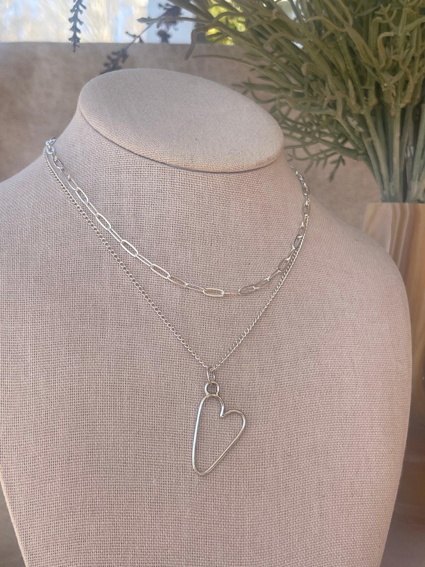 Paperclip Layering Chain Sterling Silver (base chain not included)