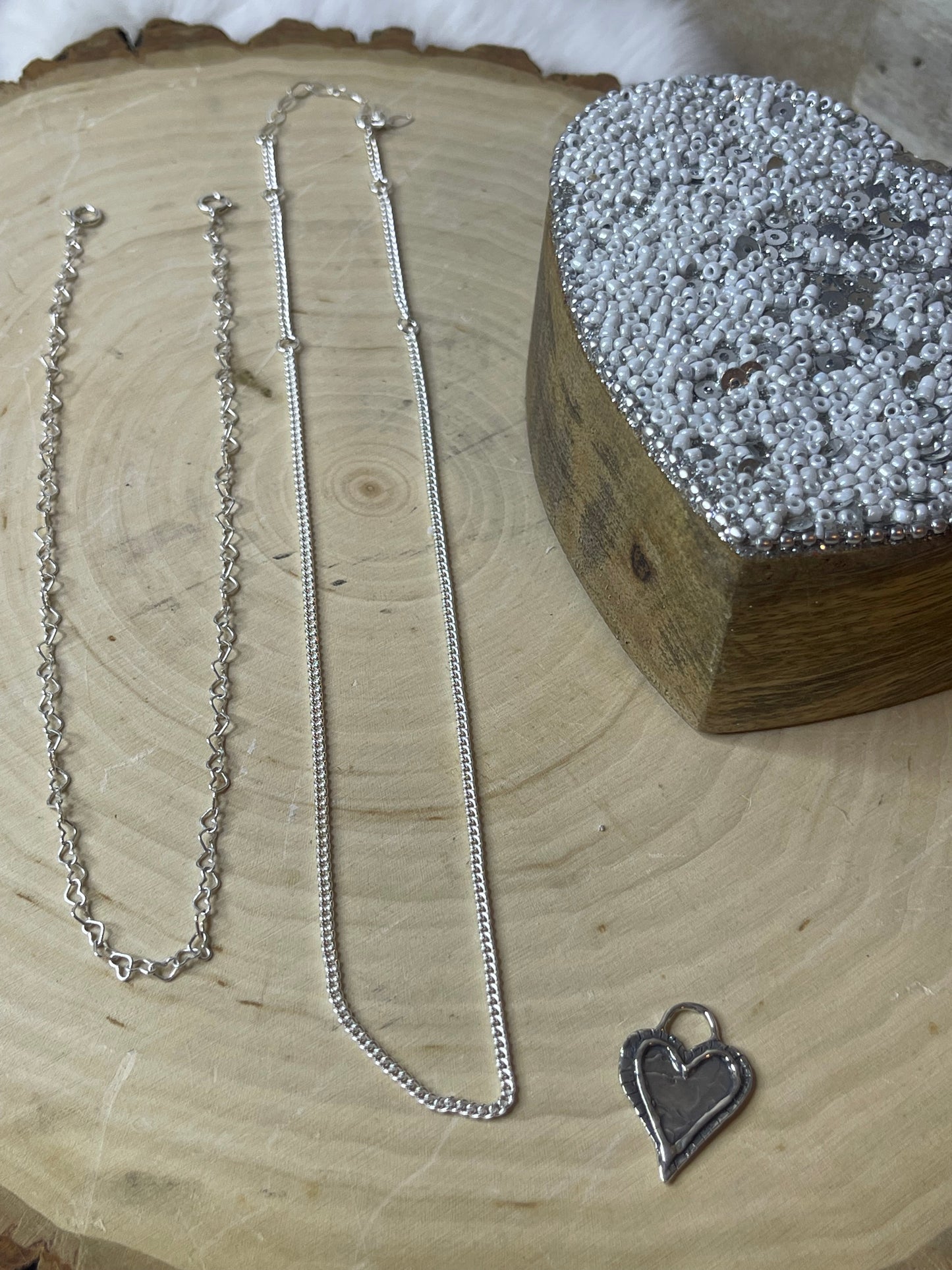 Halo Heart Necklace Bundle