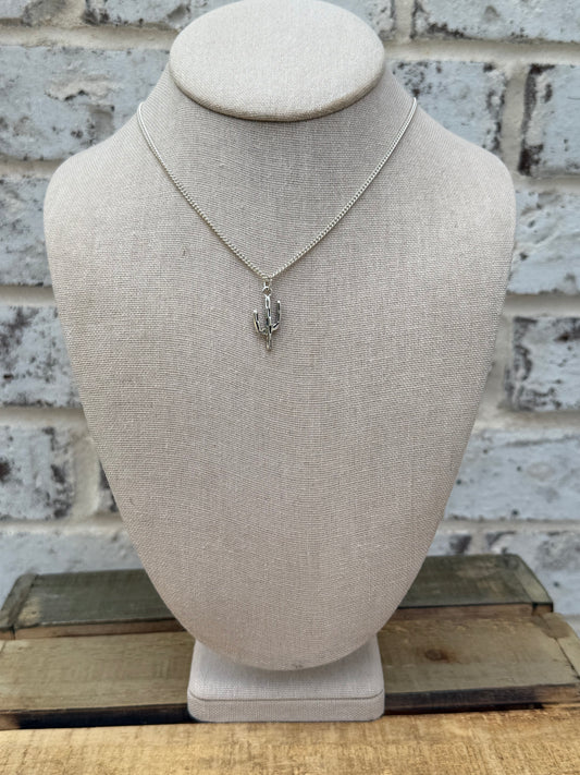 Arizona Dust Charm Base Necklace - .925 sterling silver