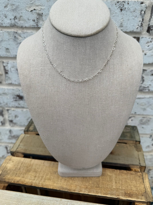 Linked in Love-.925 sterling silver 12” Layering Chain (attaches to base chain)